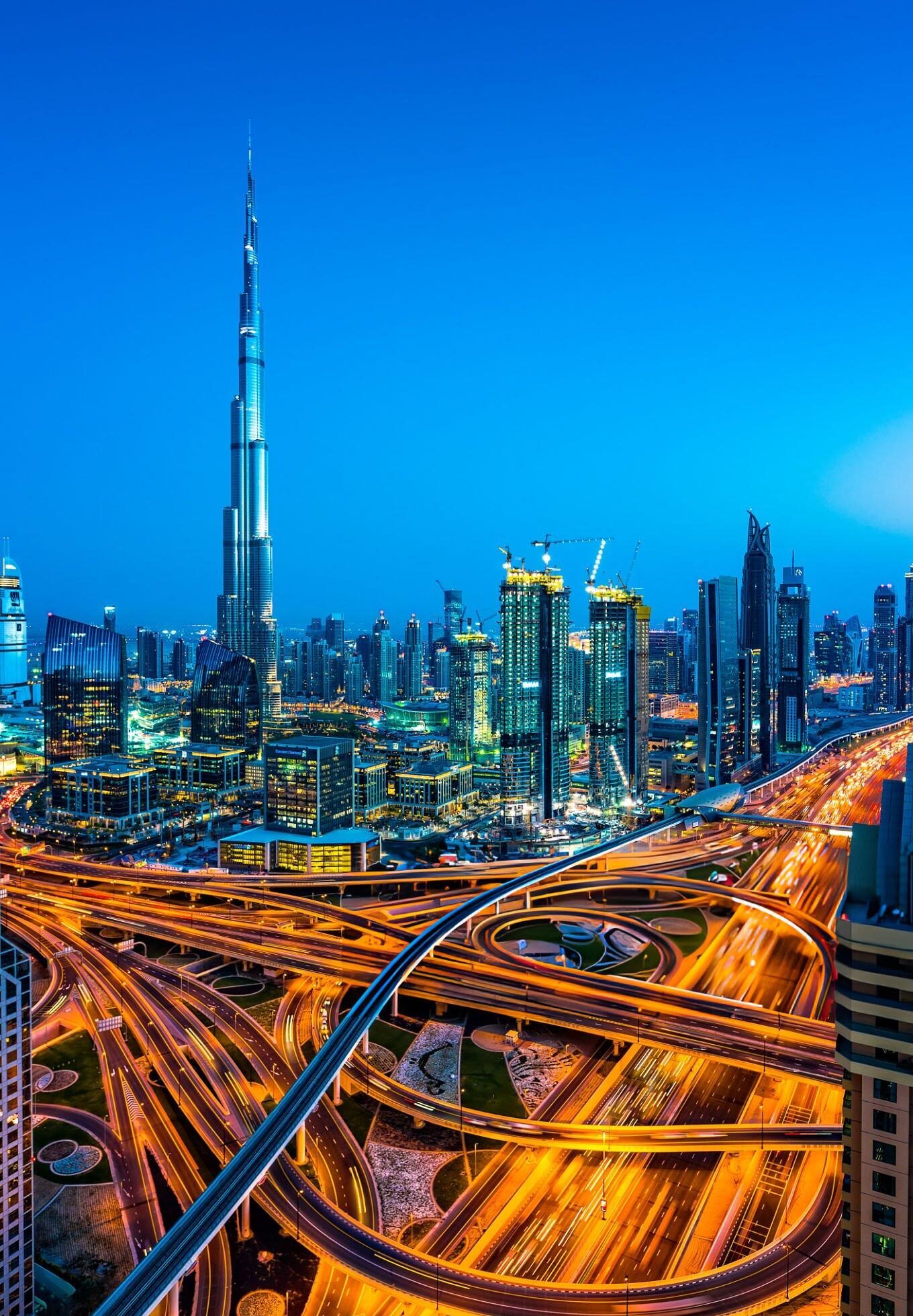 Dubai, private jet or charter flight with fly avcare