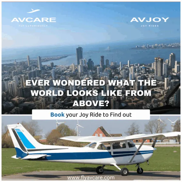 Luxury private joy ride helicopter by Fly Avcare AVJOY over cityscape