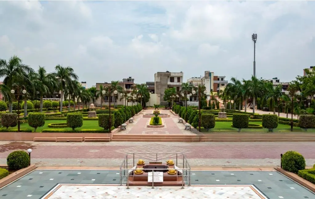 Luxury private jet charter lifestyle with premium residential estate and landscaped gardens